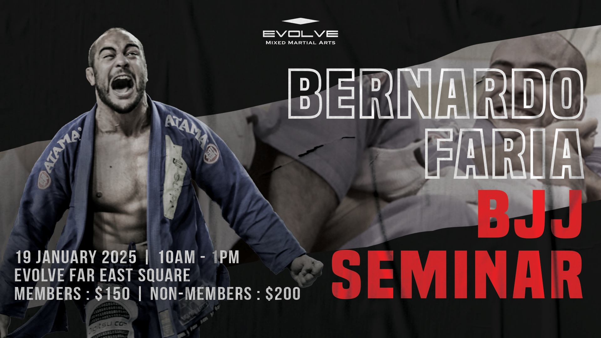 BJJ Seminar With 5x BJJ World Champion Bernardo Faria