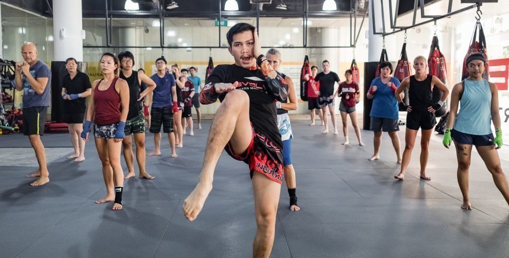 Muay Thai Kickboxing Knee